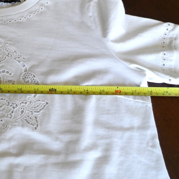 Dolce & Gabbana- Floral Logo Crew Neck T-shirt- size XS - Picture 14 of 16